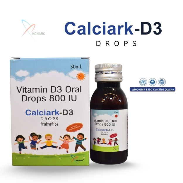 Vitamin D3-800 Iu Drops With Monocarton - Brand Name: Calciark-d3