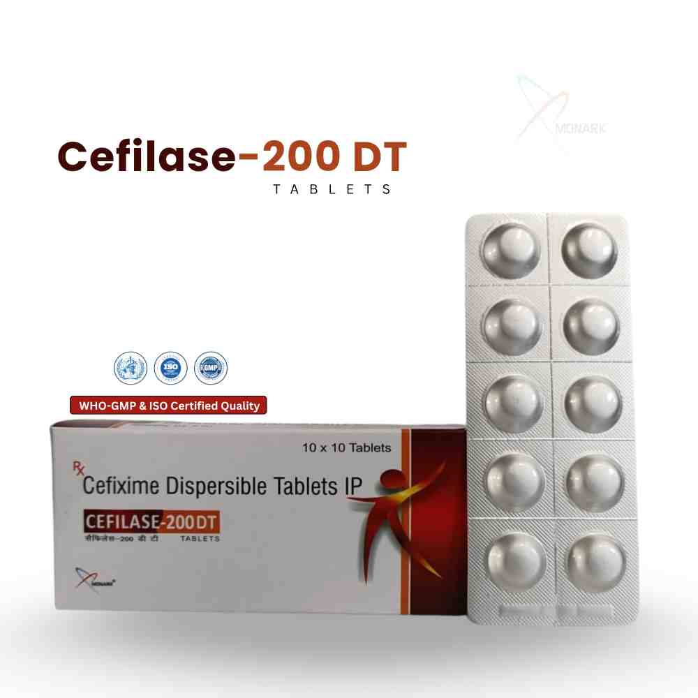 Cefixime Dispersible Tablets Ip 200 Mg - Brand Name: Cefilase-200dt