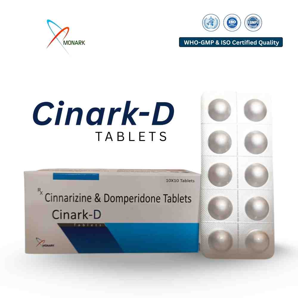 Cinnarizine And Domperidone Tablets - Brand Name: Cinark-d