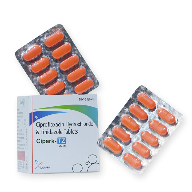 Ciprofloxacin Hydrochloride And Tinidazole Tablets