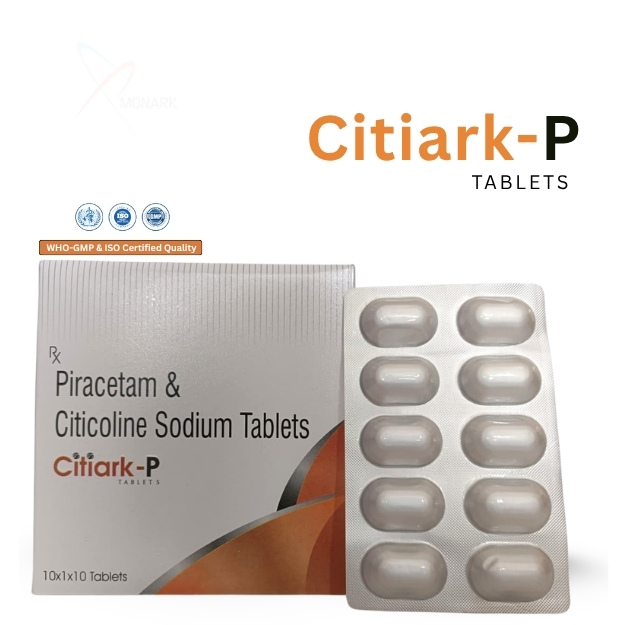 Citicoline With Piracetam Tablets - Brand Name: Citiark-p