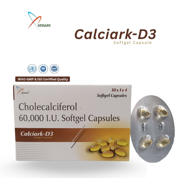 Cholecalciferol 60,000 I.u. Softgel Capsules - Brand Name: Clariark-d3