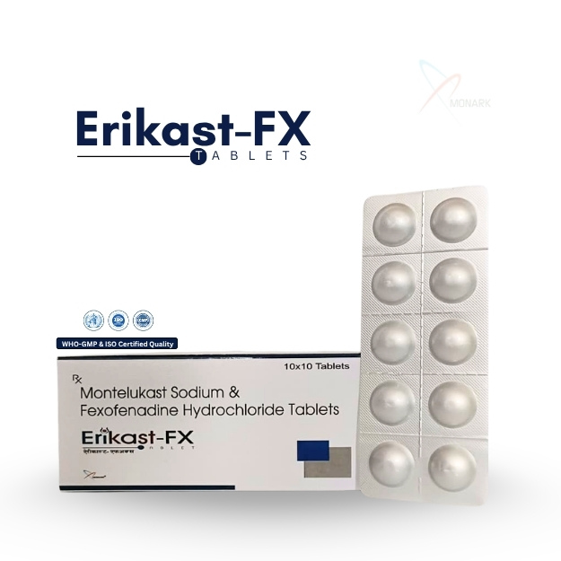 Montelukast, Fexofenadine Hydrochloride Tablets - Brand Name: Erikast-fx