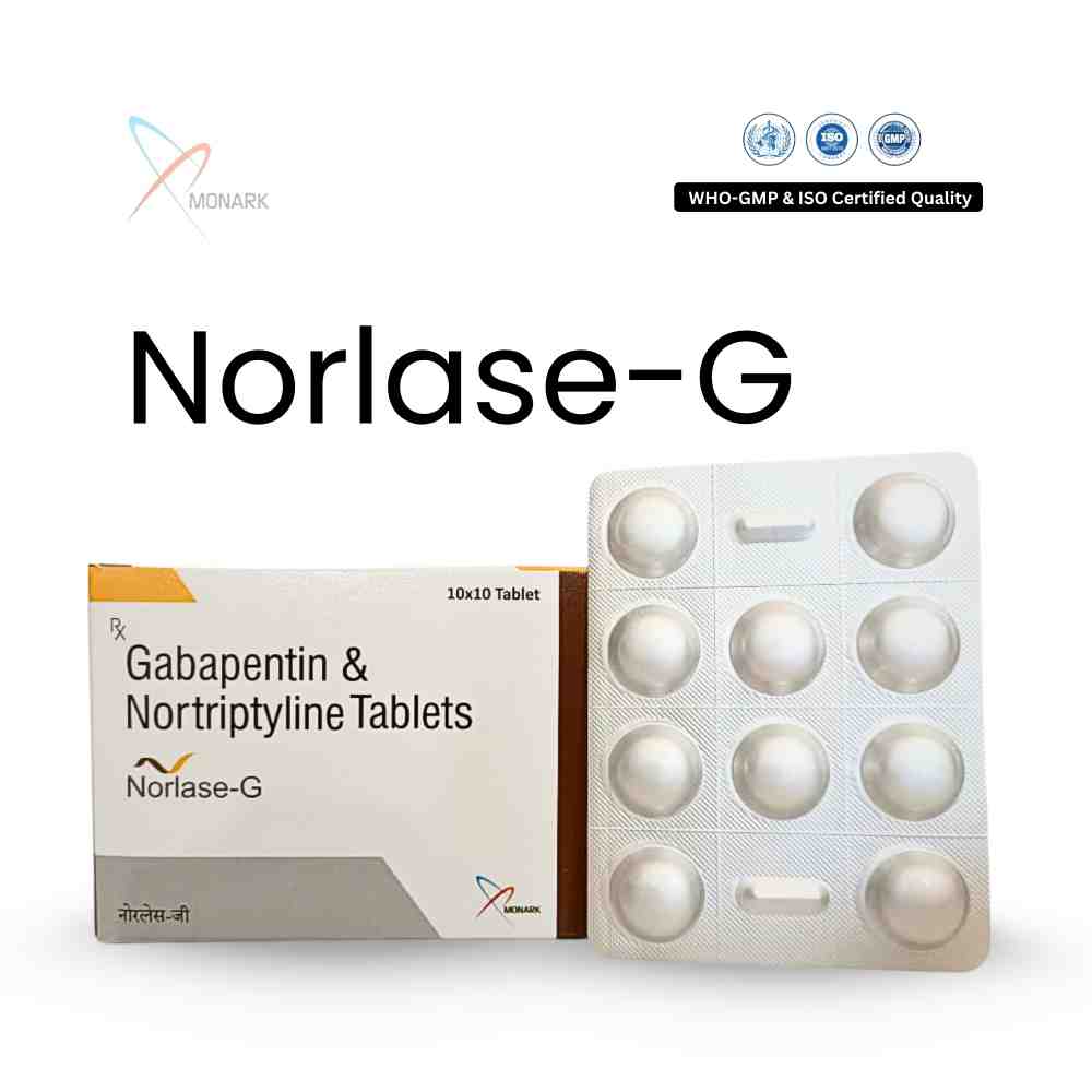 Gabapentin And Nortriptyline Tablets - Brand Name: Norlase-g