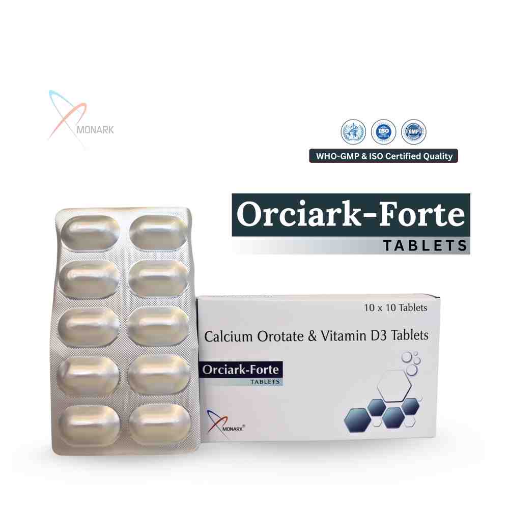 Calcium Orotate And Vitamin D3 Tablets - Brand Name: Orciark-forte
