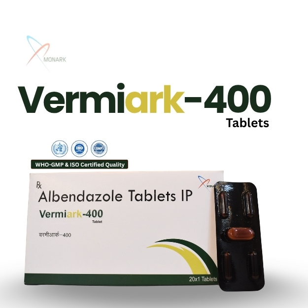 Albendazole Tablet - Brand Name: Vermiark-400