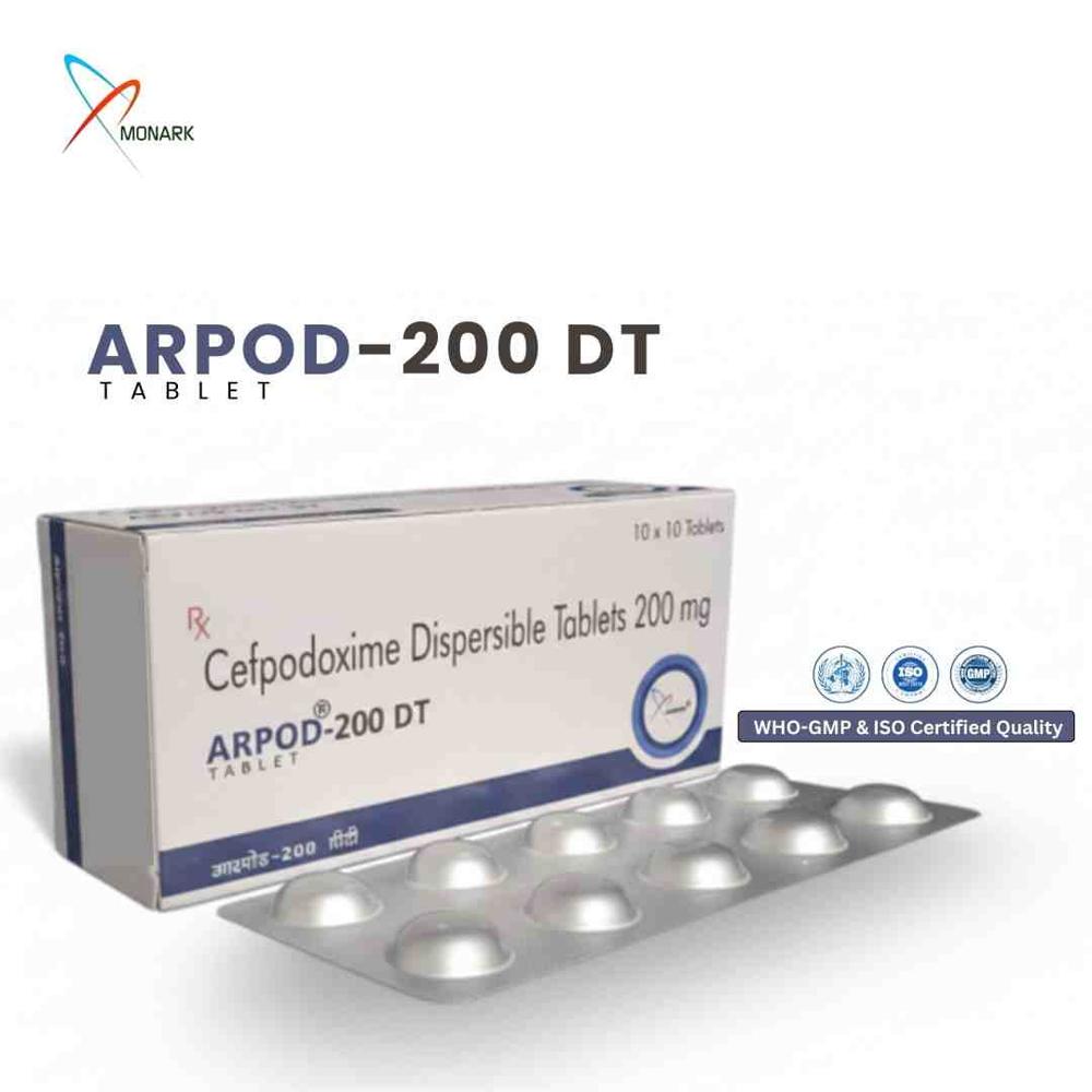 Cefpodoxime Proxetil Dispersible Tablets Ip 200 Mg - Brand Name: Arpod-200