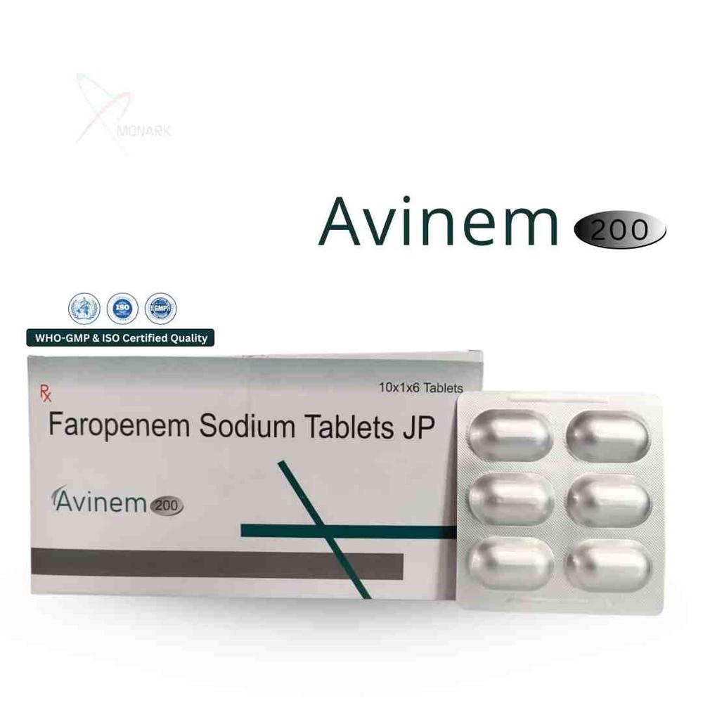 Faropenem Sodium Tablets - Brand Name: Avinem 200
