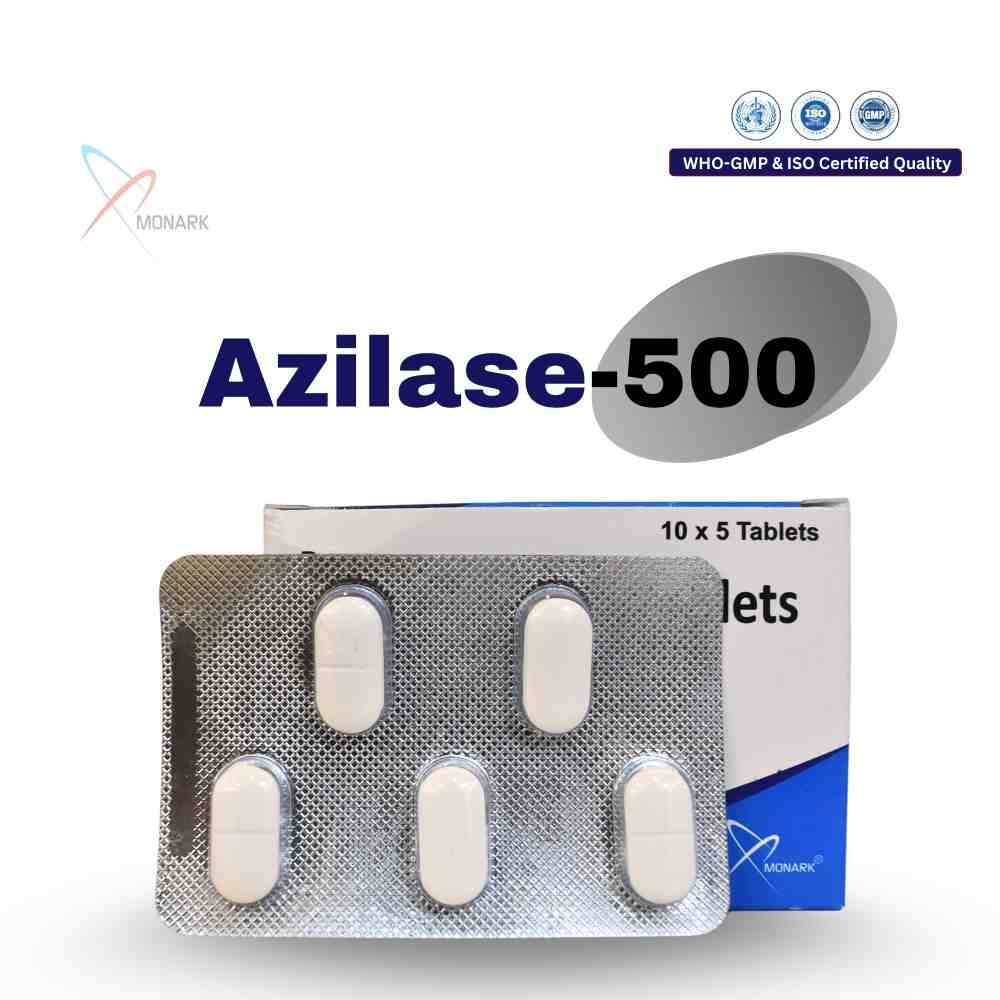 Azithromycin Tablet 500 Mg - Brand Name: Azilase-500