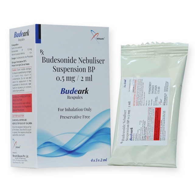 Budesonide Nebuliser Suspention IP 0.5mg / 2mL
