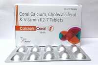 Coral Calcium, Cholecalciferol And Vitamin K2-7 Tablets - Drug Type: General Medicines