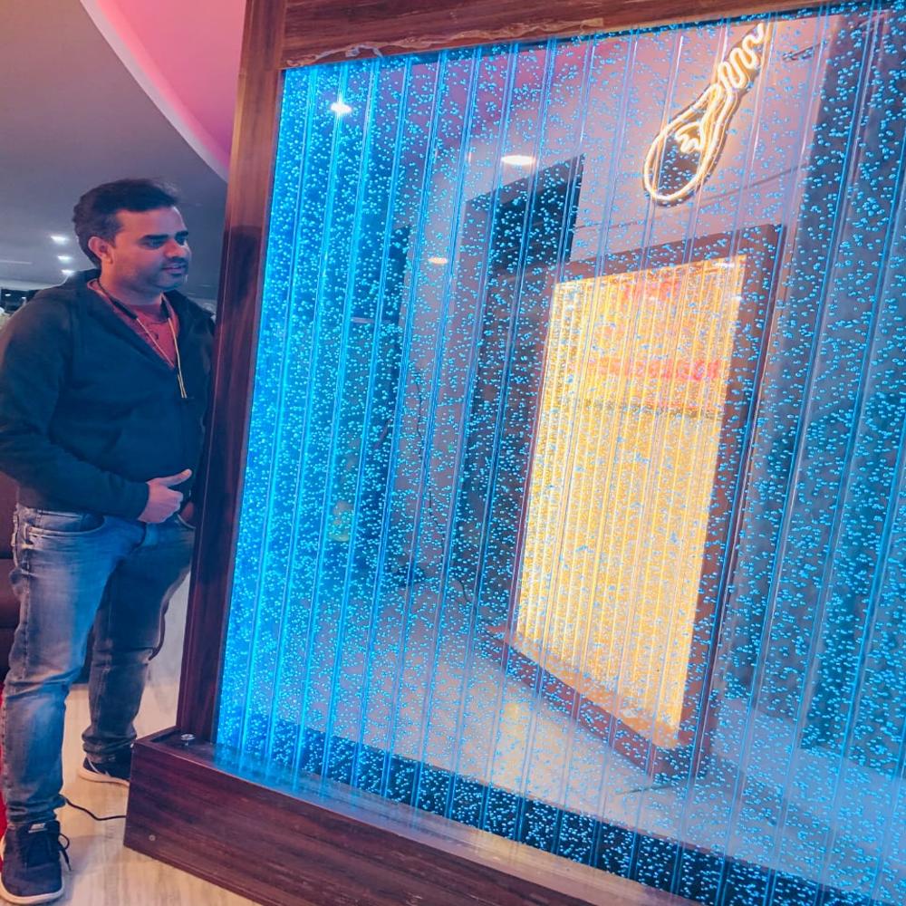 Bubble Panel Light Fountain