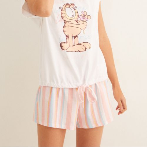 100% Cotton Womens Custom Shorts - Decoration Material: Cloths