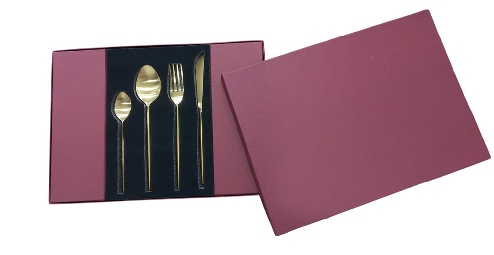 Ss Cutlery Set Of 24 Gold Pvd - Color: Customisable