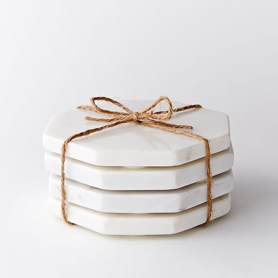 Set Of 4 Marble Coaster