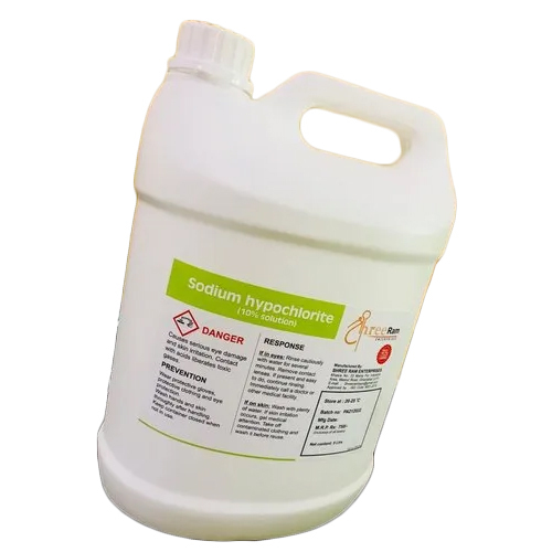 5 Ltr Sodium Hypochlorite - Application: Industrial
