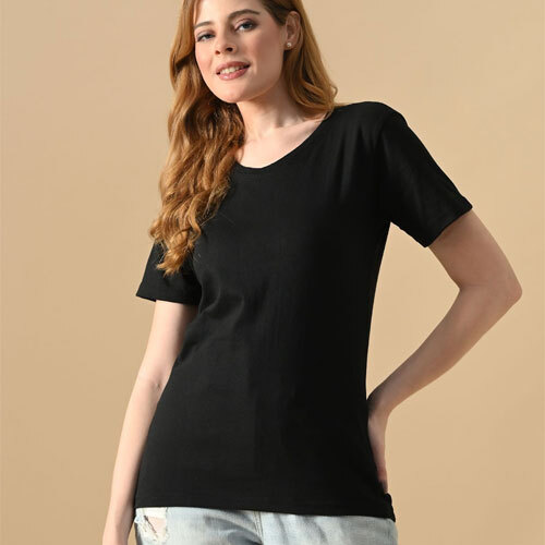 Women Plain T-shirt