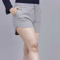 Women Shorts - Color: Grey