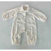 100% Cotton Baby Jumpsuits - Age Group: Infants (0-24 Months)
