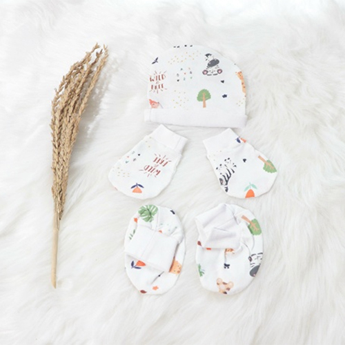 100% cotton baby mittens & Booties
