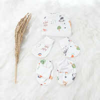 100% Cotton Baby Mittens & Booties