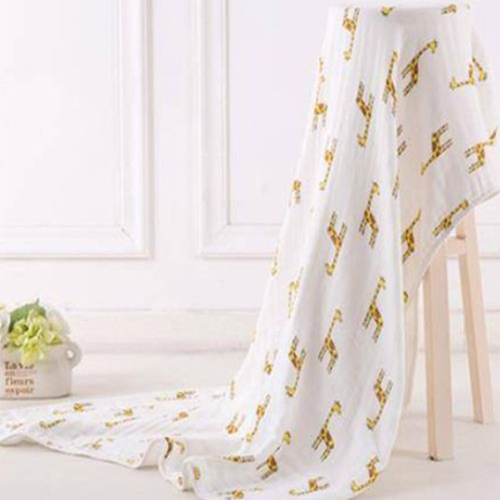 100% Organic Cotton Double Cloth Muslin Swaddles