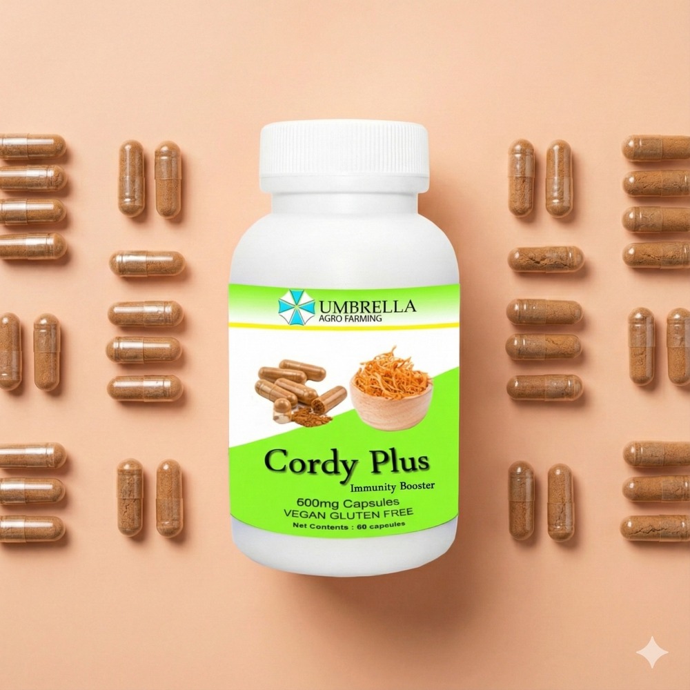 02_600Mg Cordy Plus Immunity Booster Capsules - Efficacy: Promote Healthy & Growth