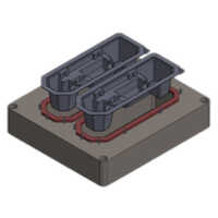 Blister Tray Sealing Die - Material: Metal