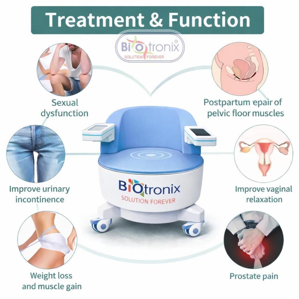 Medical Pelvic Floor Muscle Stimulation Chair for Physiotherapy Practice