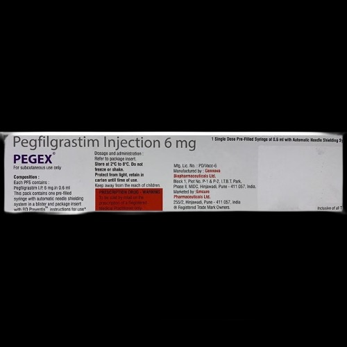 Pegex 6 Mg Injection - Physical Form: Liquid