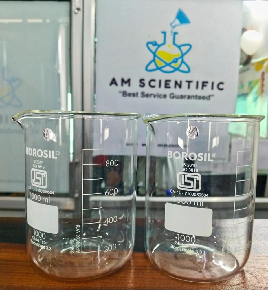 Borosil Low Form Beaker With Spout 500ml