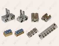 Brass Terminal Blocks - Color: Golden