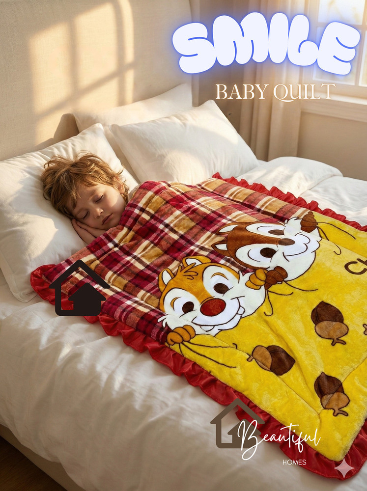 Smile Baby Quilt Set - Material: 100% Cotton
