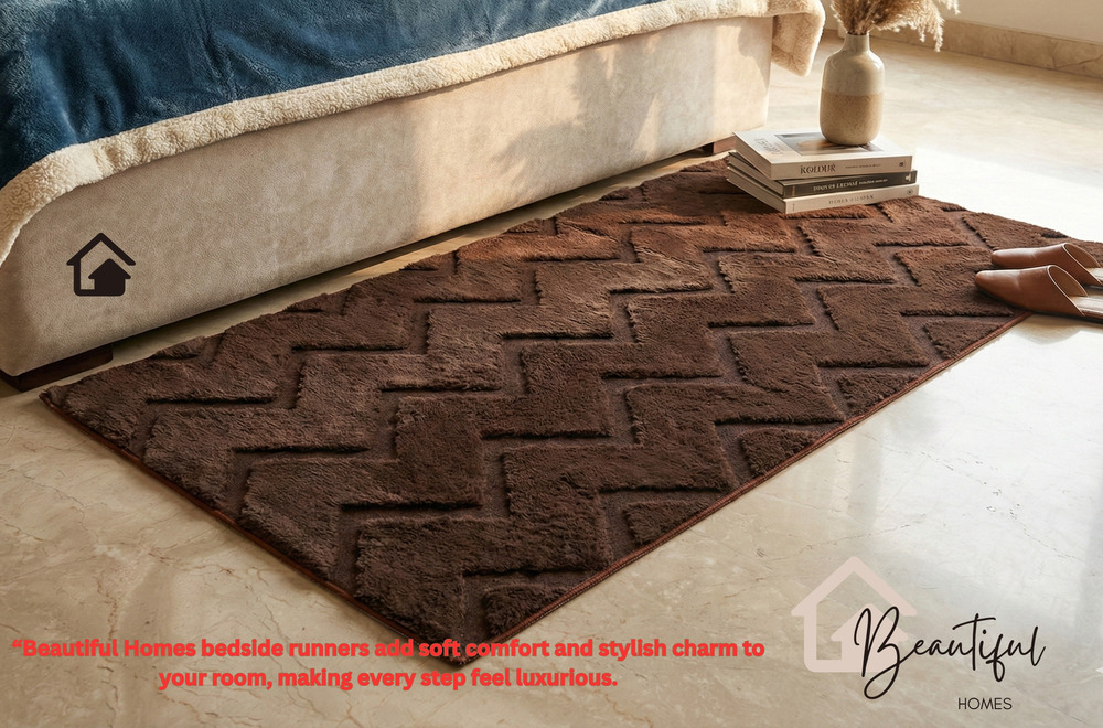 Emboss Bed Side Runner - Color: Different Available