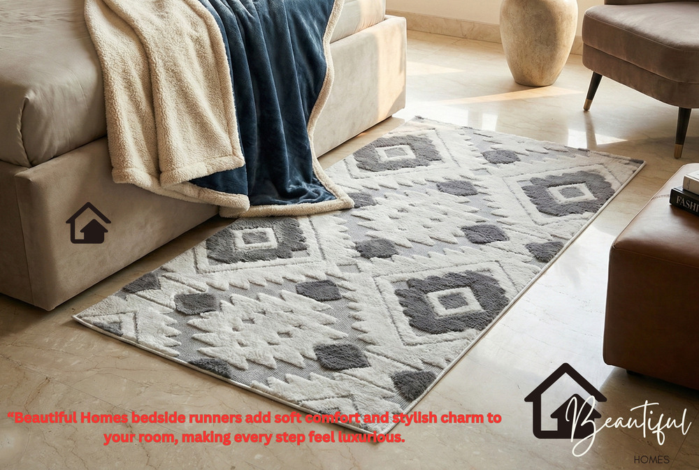 Emboss Bed Side Runner - Color: Different Available