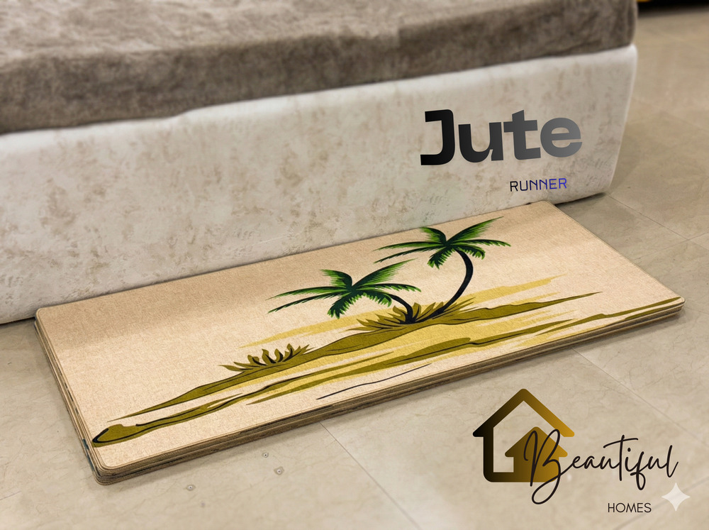 Jute Bed Side Runner - Color: Different Available
