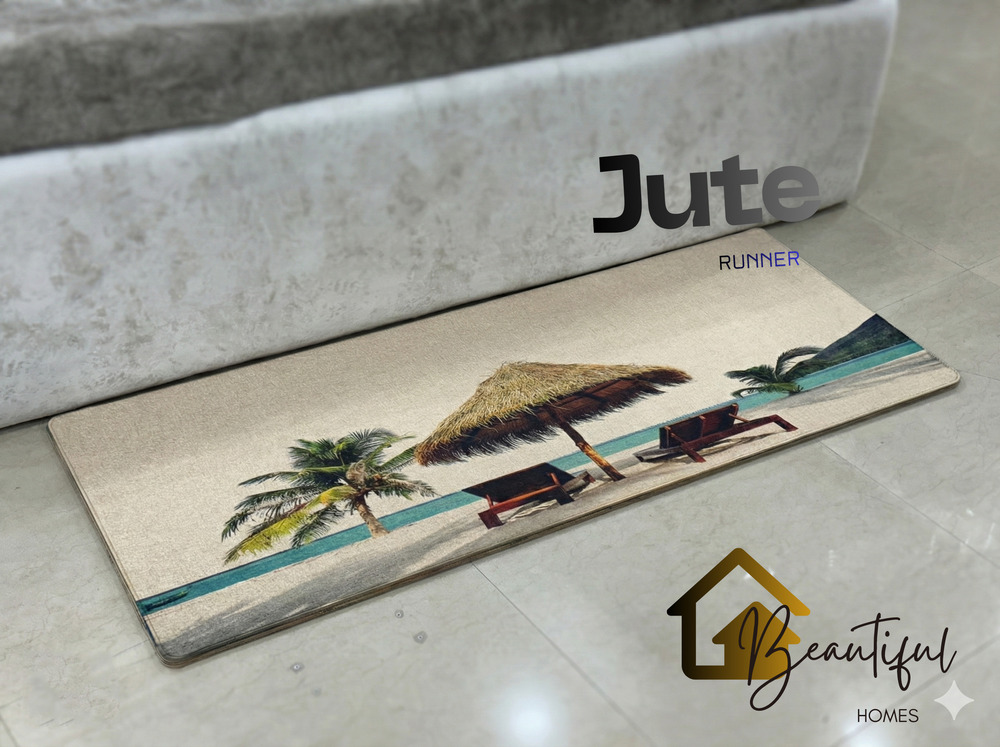 Jute Bed Side Runner - Color: Different Available