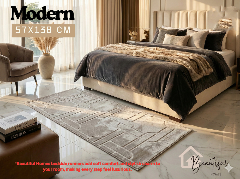 Modern Bed Side Runner - Color: Different Available