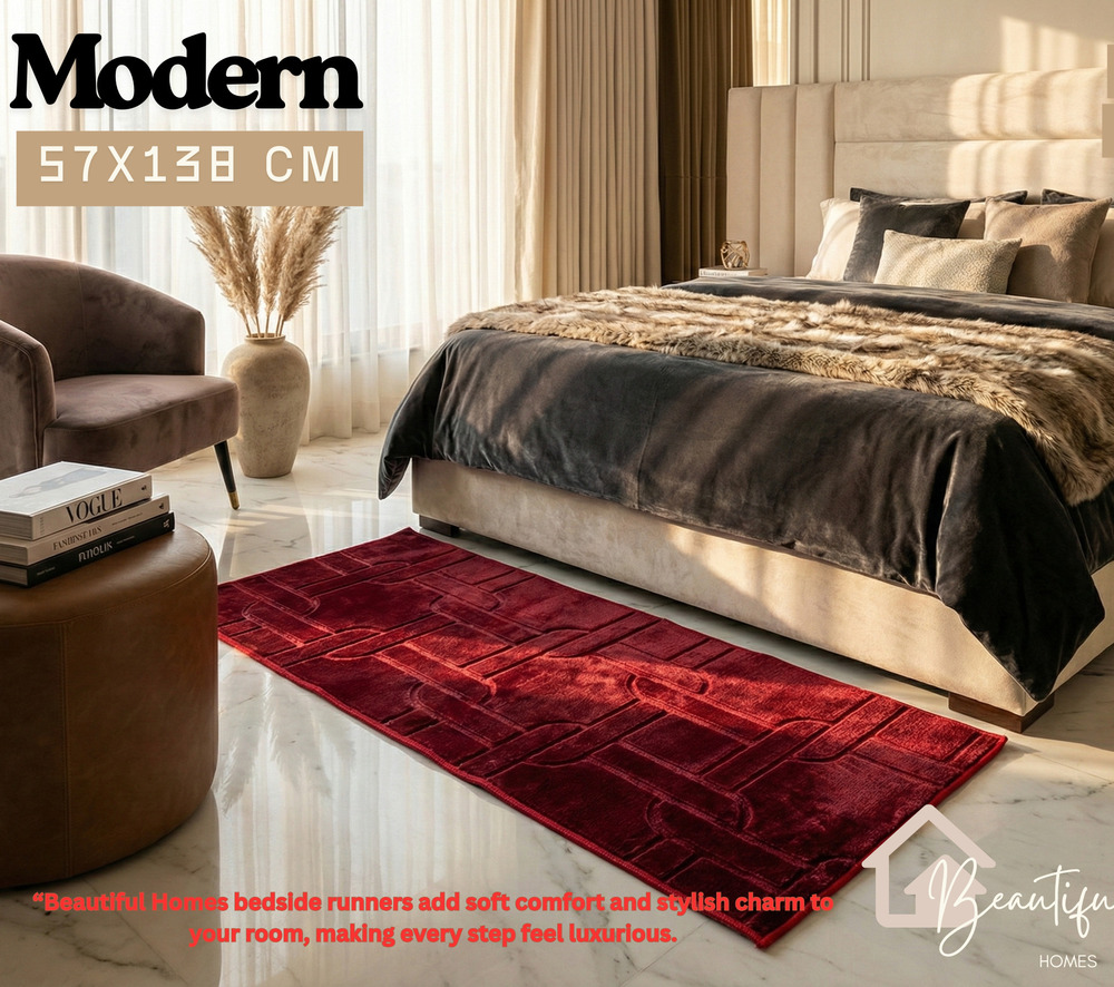 Modern Bed Side Runner - Color: Different Available