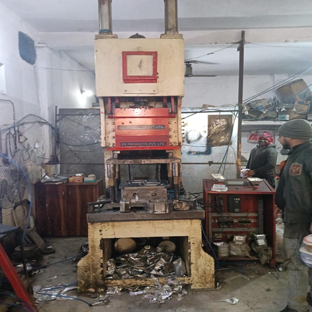 Aluminium Foil Double Cavity Machine