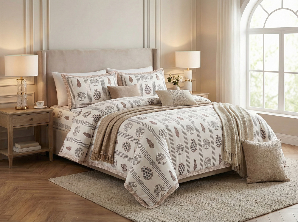 Jaipuri King Size Bliss Bedsheet