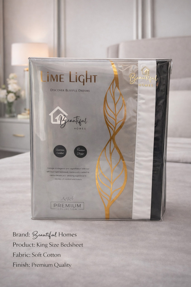 Lime Light King Size Bedsheet