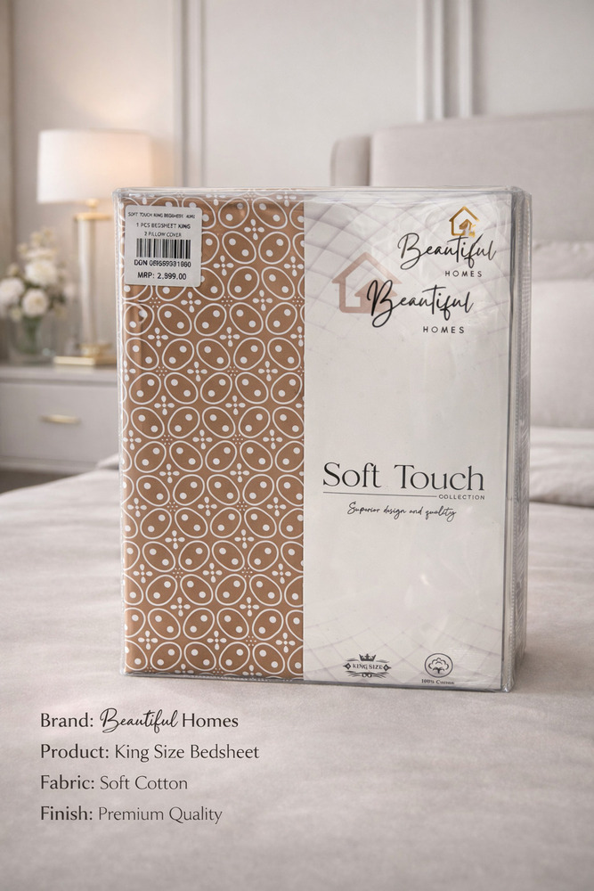 Soft Touch King Size Bedsheet