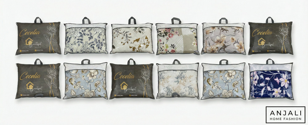 Cecelia Printed Comforter - Material: 100% Cotton