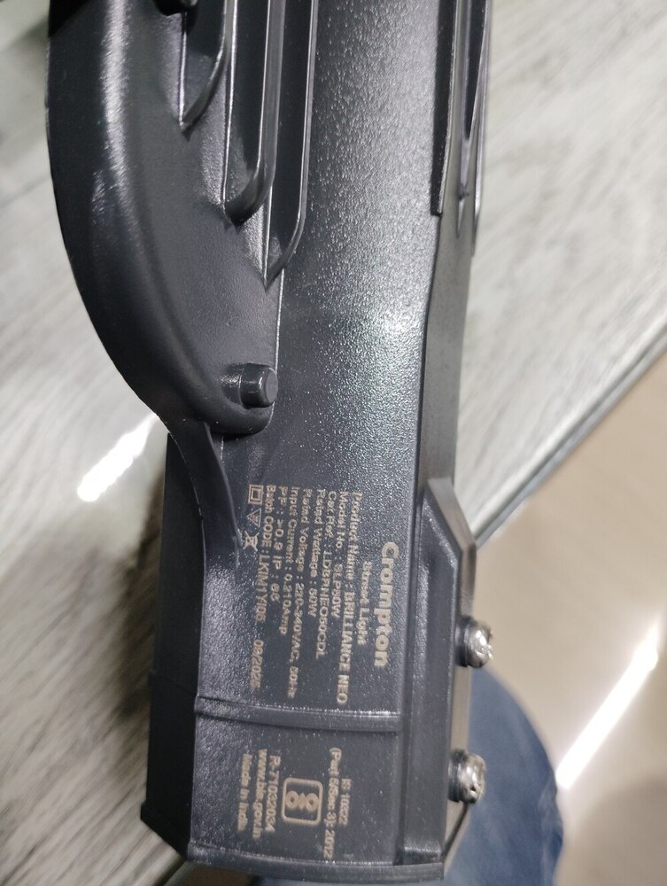 Crompton 50W LED STREET LIGHT Post Light Outdoor Lamp LDBRNEO50CD