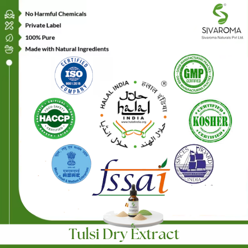 Tulsi Dry Extract - Color: Greenish Brown
