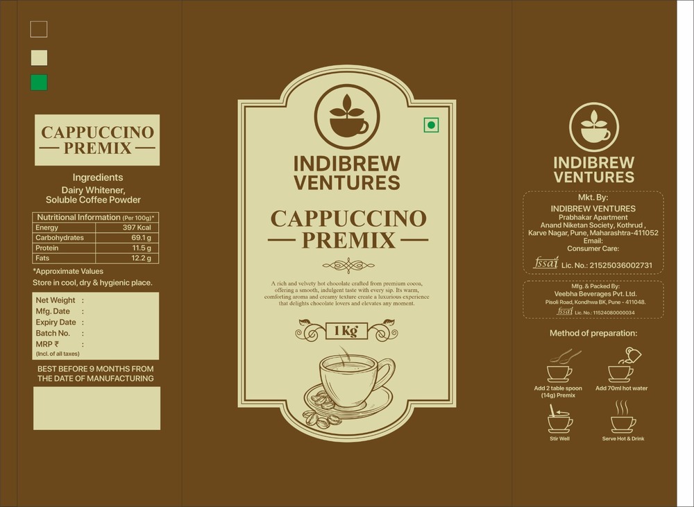 1 Kg Cappuccino Coffee Premix