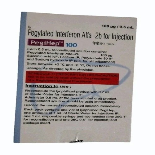 Pegihep 100 Mcg Injection - Physical Form: Liquid