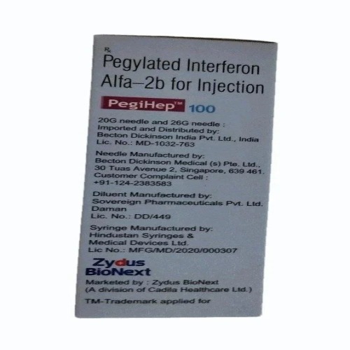 Pegihep 100 Mcg Injection - Physical Form: Liquid
