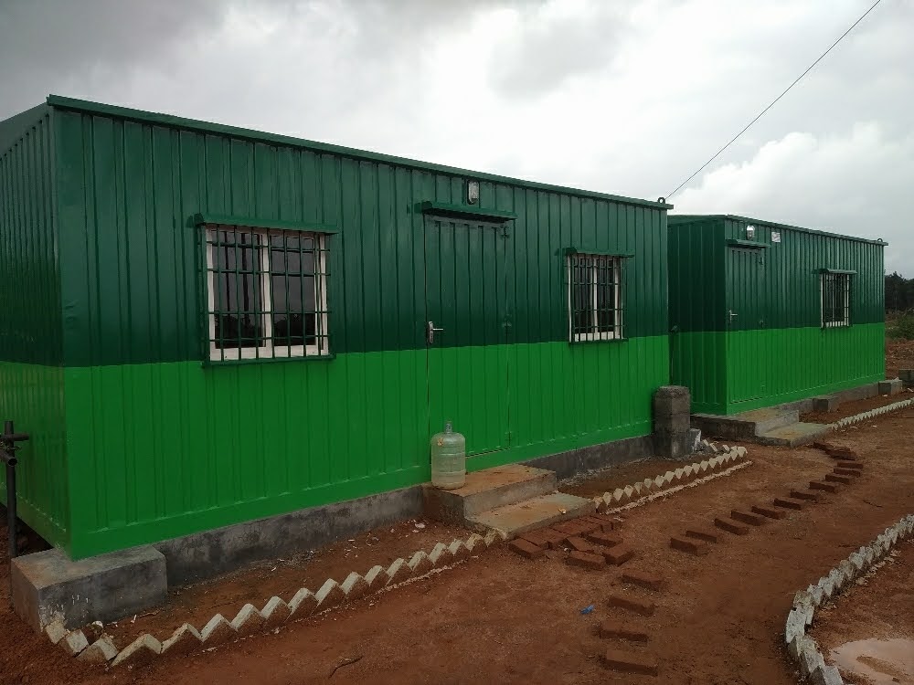 Office Container - Door Material: Pvc Window